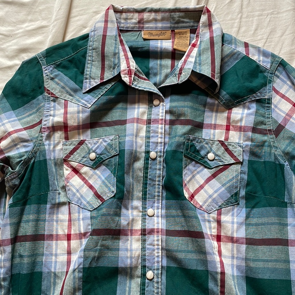 Western pearl snap long-sleeve shirt